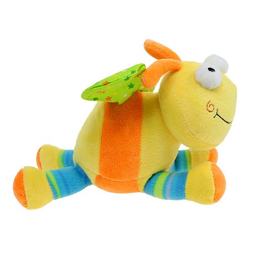 Floristik24 Plüschschmetterling 22,5cm Gelb