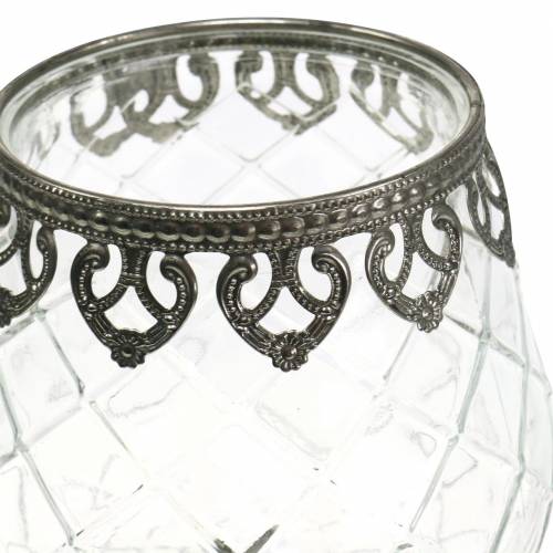 Artikel Windlichtglas Pokal Antik Ø13cm H18,5cm