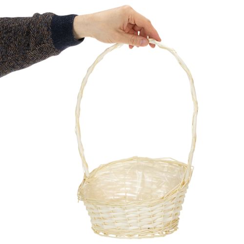 Präsentkorb 27cm x 18cm H43cm hell | Floristik24.de