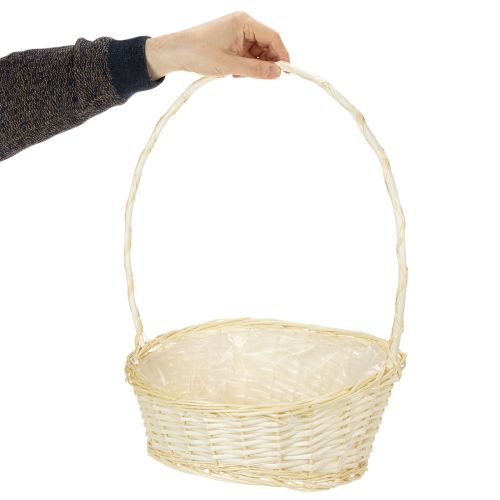 Präsentkorb ca. 38cm x 27cm hell | Floristik24.de