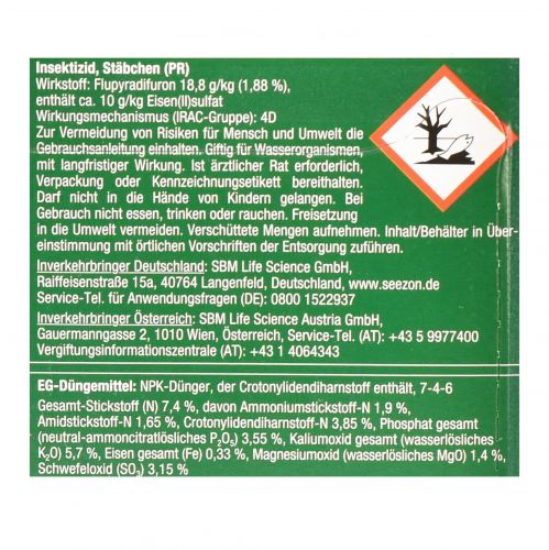 Artikel Protect Garden Lizetan Plus Combistäbchen 20 St