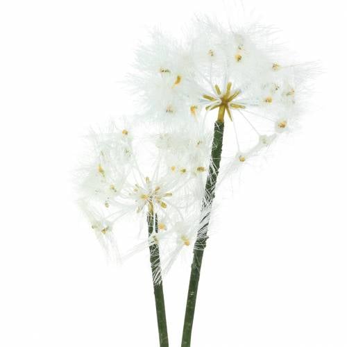 Künstliche Wiesenblume Riesenpusteblume Weiß 57cm