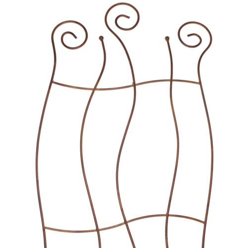 Floristik24 Rankhilfe Garten Metall Rankgitter geschwungenes Design für Kletterpflanzen 110cm