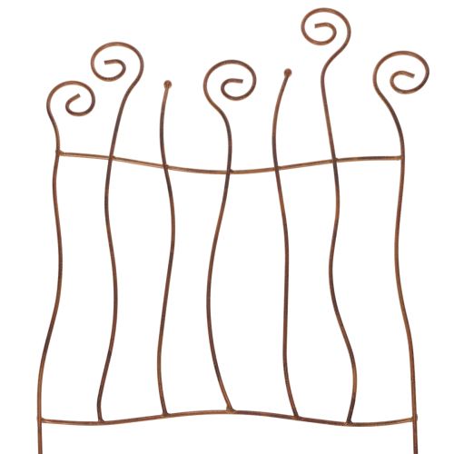 Floristik24 Rankgitter Rankhilfe geschwungenes Metall Kunstvolle Gartendekoration 72cm