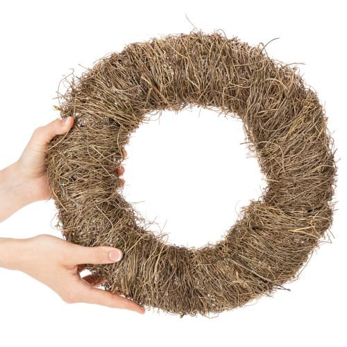 Naturmaterial Kranz natur Dekokranz zum Selbergestalten 35cm | Floristik24.de