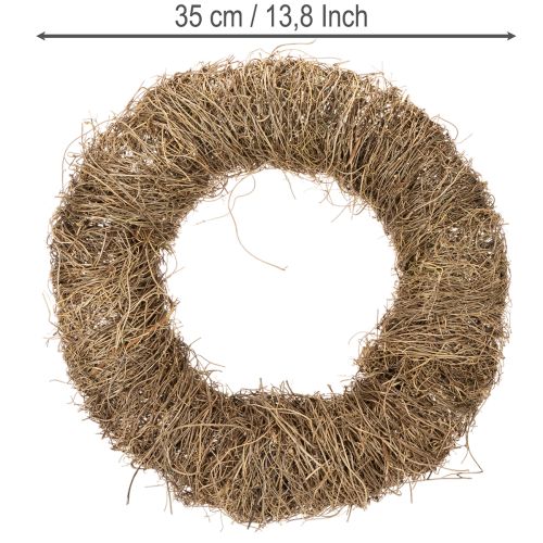 Naturmaterial Kranz natur Dekokranz zum Selbergestalten 35cm | Floristik24.de