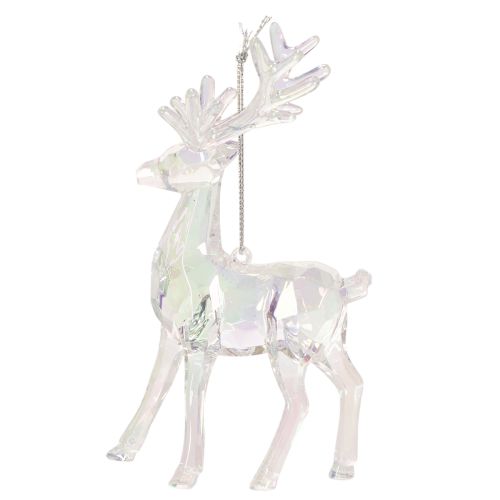 Rentier Anhänger aus Acryl für Weihnachtsbaum 14cm 4St | Floristik24.de