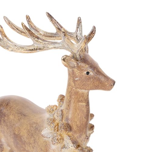 Dekofigur Hirsch mit Geweih