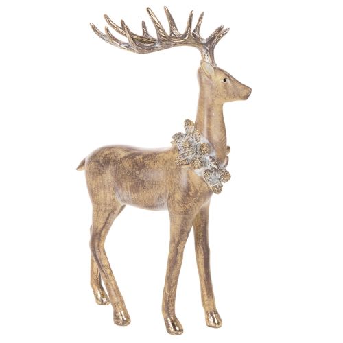 Dekofigur Hirsch stehend mit