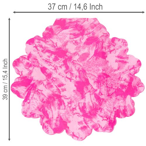Blumenmanschette rondella runde Manschette 38cm pink für Sträuße | Floristik24.de