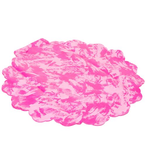 Blumenmanschette Rondella pink für Blumensträuße 48cm kaufen | Floristik24.de