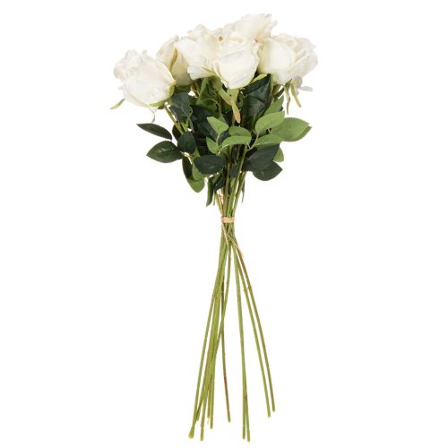 Kunstblume Rose Langer Stiel für Vase 62cm 12St | Floristik24.de