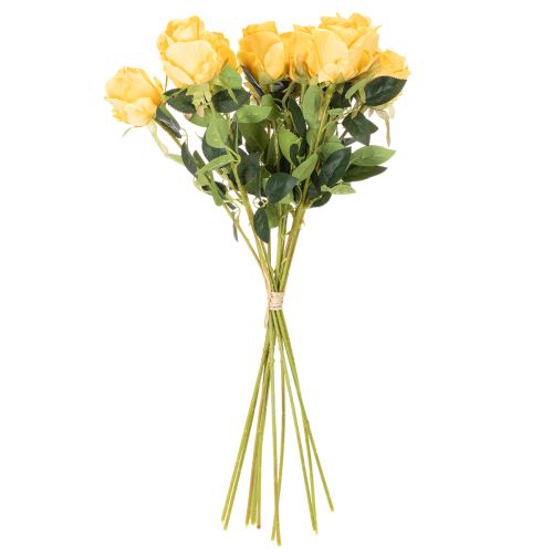 Künstliche Rose mit langem Stiel Kunstblume 62cm 12St | Floristik24.de