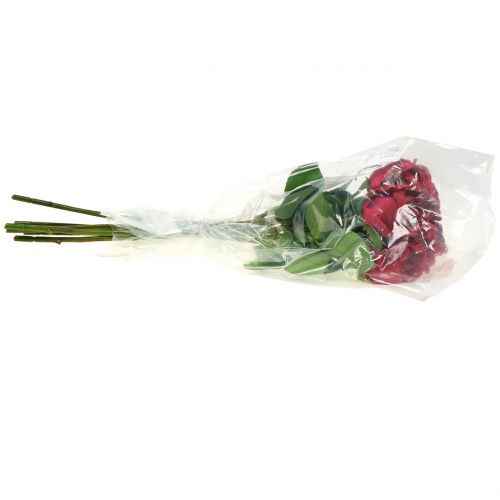 Floristik24 Rose Rot 44cm 6St
