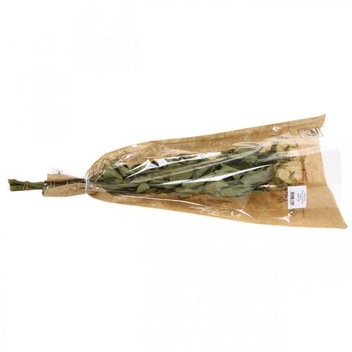 Floristik24 Deko-Rosen, Trockenblume, Getrocknete Rosen, Valentinstag, Trauerfloristik, rustikale Rosen Gelb-Rosa L48cm 5 St