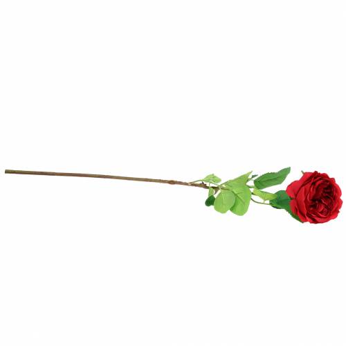 Floristik24 Rose Kunstblume Rot 72cm