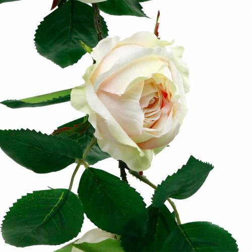 Girlande Rosengirlande Rose Seidenblumen lachs orange 180 cm 14896-22 F14 