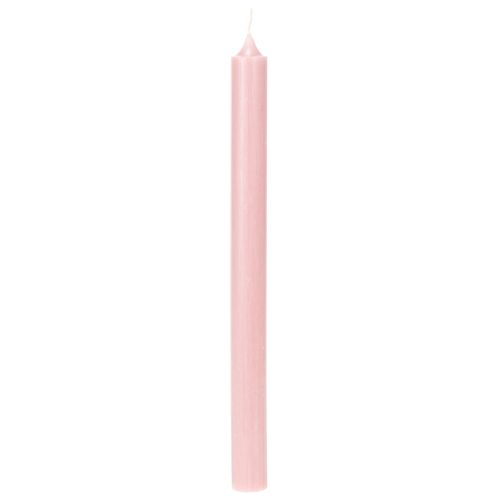 Rustic Kerzen Stabkerzen durchgefärbt Rosa 350/28mm 4 St kaufen | Floristik24.de