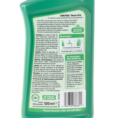 Floristik24 Substral Rosen-Vital Spritzmittel Konzentrat 500ml