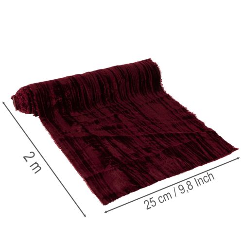 Samtband Dekoration Tischläufer und Basteln 25cm 2m | Floristik24.de