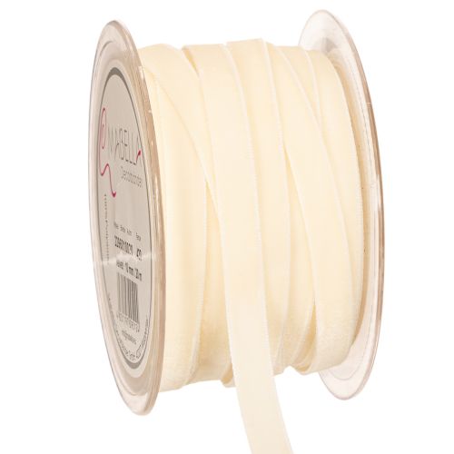 Samtband auf Rolle zum Basteln und Verpacken 10mm 20m