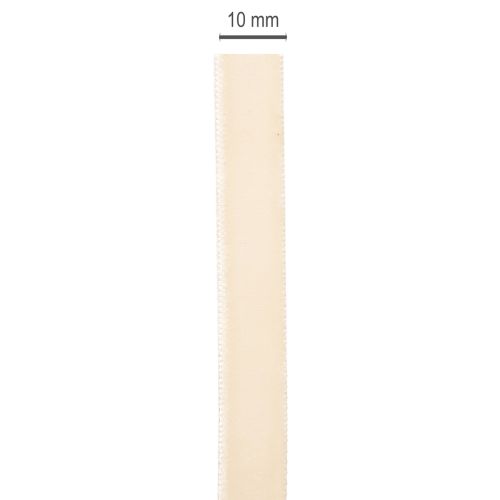 Samtband auf Rolle zum Basteln und Verpacken 10mm 20m | Floristik24.de