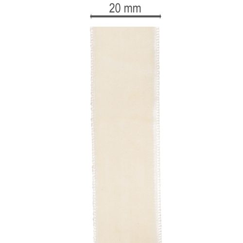 Geschenkband Elegantes Samtband für Geschenke und Blumen 20mm 10m | Floristik24.de