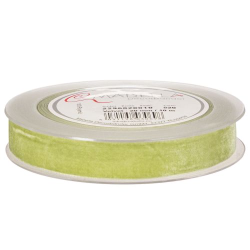 Dekoband Samtband auf Rolle für Geschenkverpackungen 20mm 10m | Floristik24.de