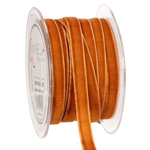 Dekoband Samtband zum Dekorieren auf Rolle 10mm 20m