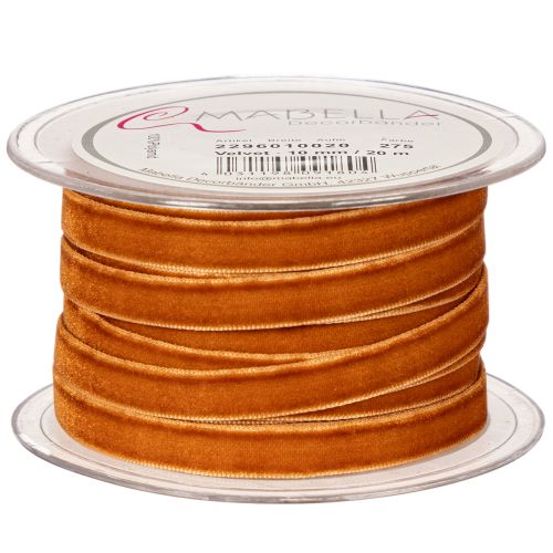 Dekoband Samtband zum Dekorieren auf Rolle 10mm 20m | Floristik24.de