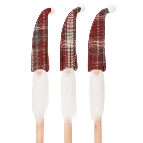 Weihnachtswichtel Deko Stecker Nikolaus mit Filzmütze 58cm 6St kaufen | Floristik24.de