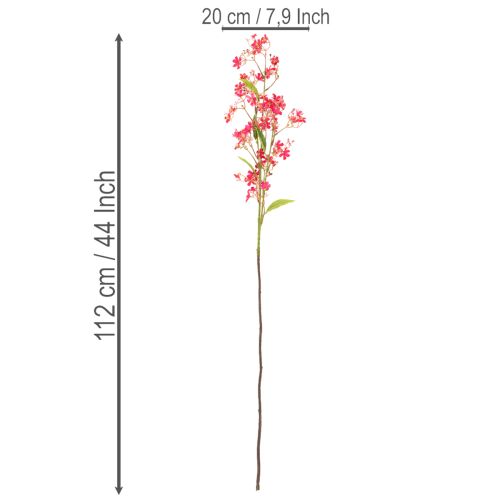 Künstlicher Blütenzweig Oncidium Orchideen Dekoration 112cm 3St | Floristik24.de