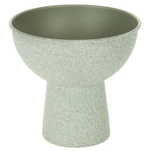Pflanzschale auf hohem Fuß modern rund 18cm