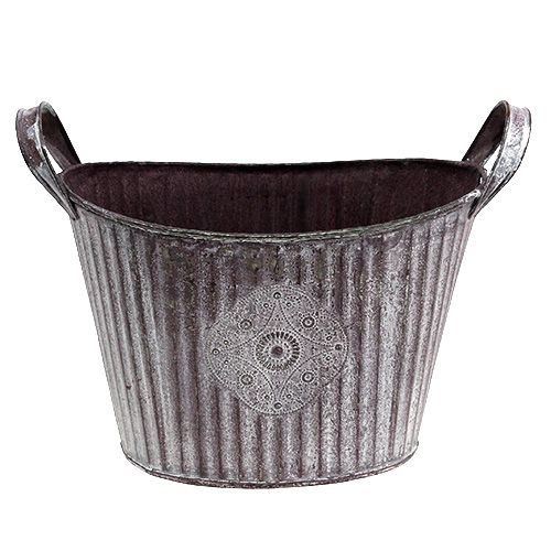 Floristik24 Schale oval 22cm x 16cm H15cm Lila