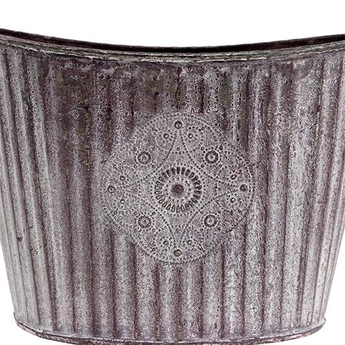 Floristik24 Schale oval 22cm x 16cm H15cm Lila