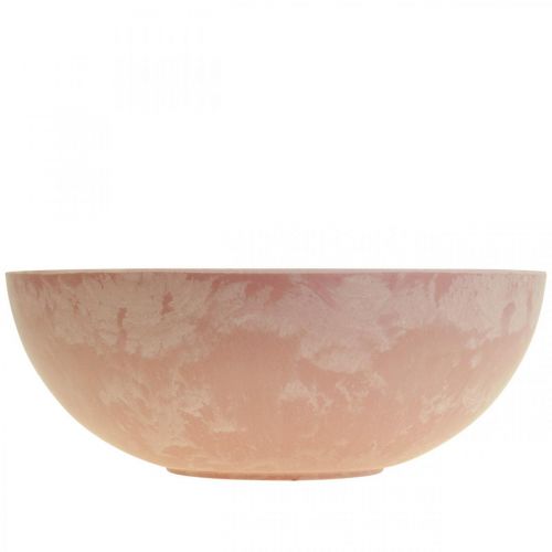 Artikel Dekoschale Blumenschale rund Rosa Schale Kunststoff Ø20cm