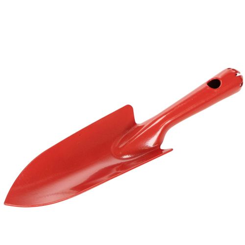 Blumenkelle aus Stahl als Pflanzschaufel Rot 20cm | Floristik24.de