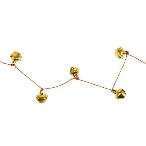 Schellen Kette Gold Ø1cm L130cm
