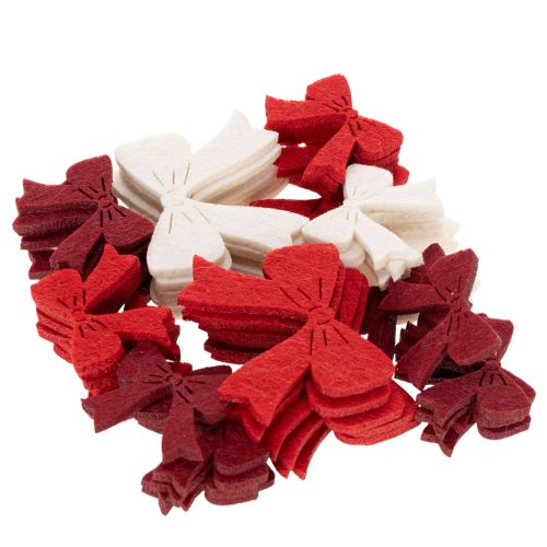 Dekoschleife Mix Streudeko Weihnachten und Basteln 5cm 48St | Floristik24.de