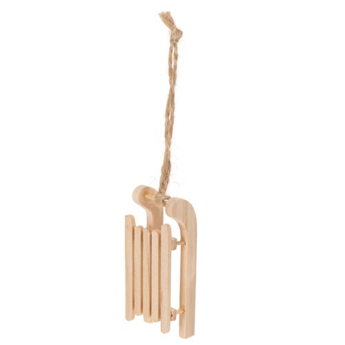 Deko Schlitten zum Aufhängen für Weihnachtsbaum 6cm 6St | Floristik24.de