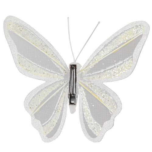 Artikel Schmetterling Deko Federschmetterling Optik 15x13cm 2 St