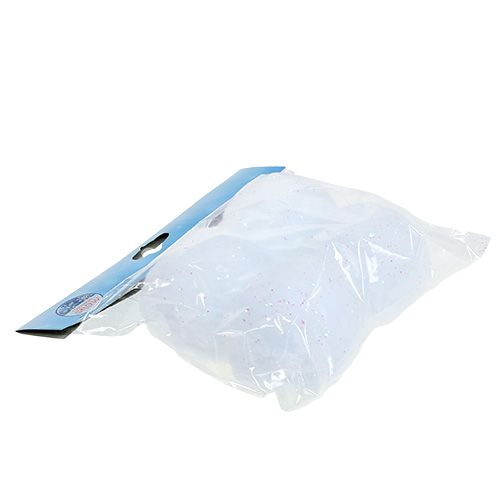 Floristik24 Schneeball zum Hängen mit Glimmer Ø10cm 4St