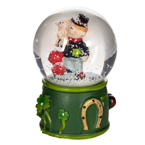 Glücksbringer Schneekugel mit Schornsteinfeger Figur 4cm 3St | Floristik24.de