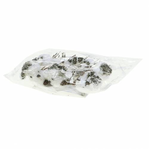 Floristik24 Schneevogel am Clip 8cm x 6,5cm 6 St