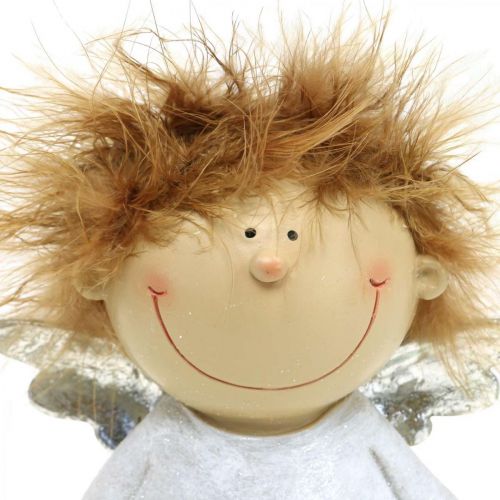 Floristik24 Schutzengel, Adventsdeko, Weihnachtsengel, Engel lustig H16cm