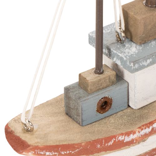 Dekoschiff Holzboot Schiffsmodell für Fensterbank 20cm | Floristik24.de