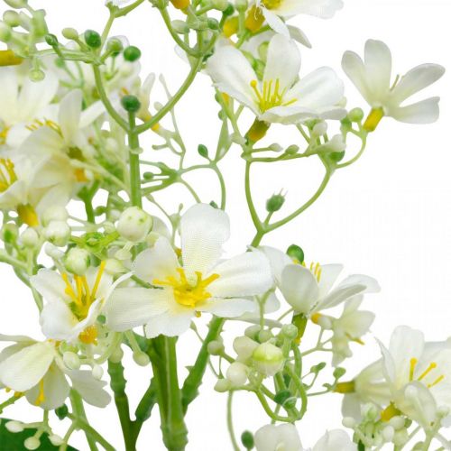 Artikel Künstlicher Seidelblast, Blumendeko, Seidenblume, Deko-Blume Weiß L72cm