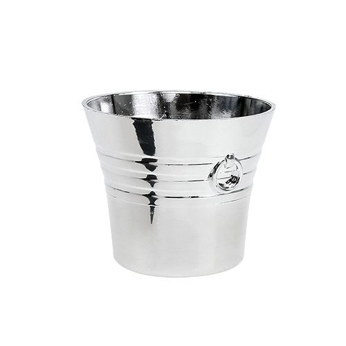 Floristik24 Sektkühler Silber Ø6,5cm H5,5cm 20 St
