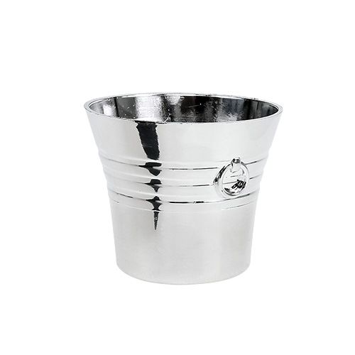 Floristik24 Sektkühler Silber Ø6,5cm H5,5cm 20St