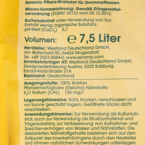 Seramis® Pflanzgranulat für Zimmerpflanzen (7,5 Ltr.) | Floristik24.de